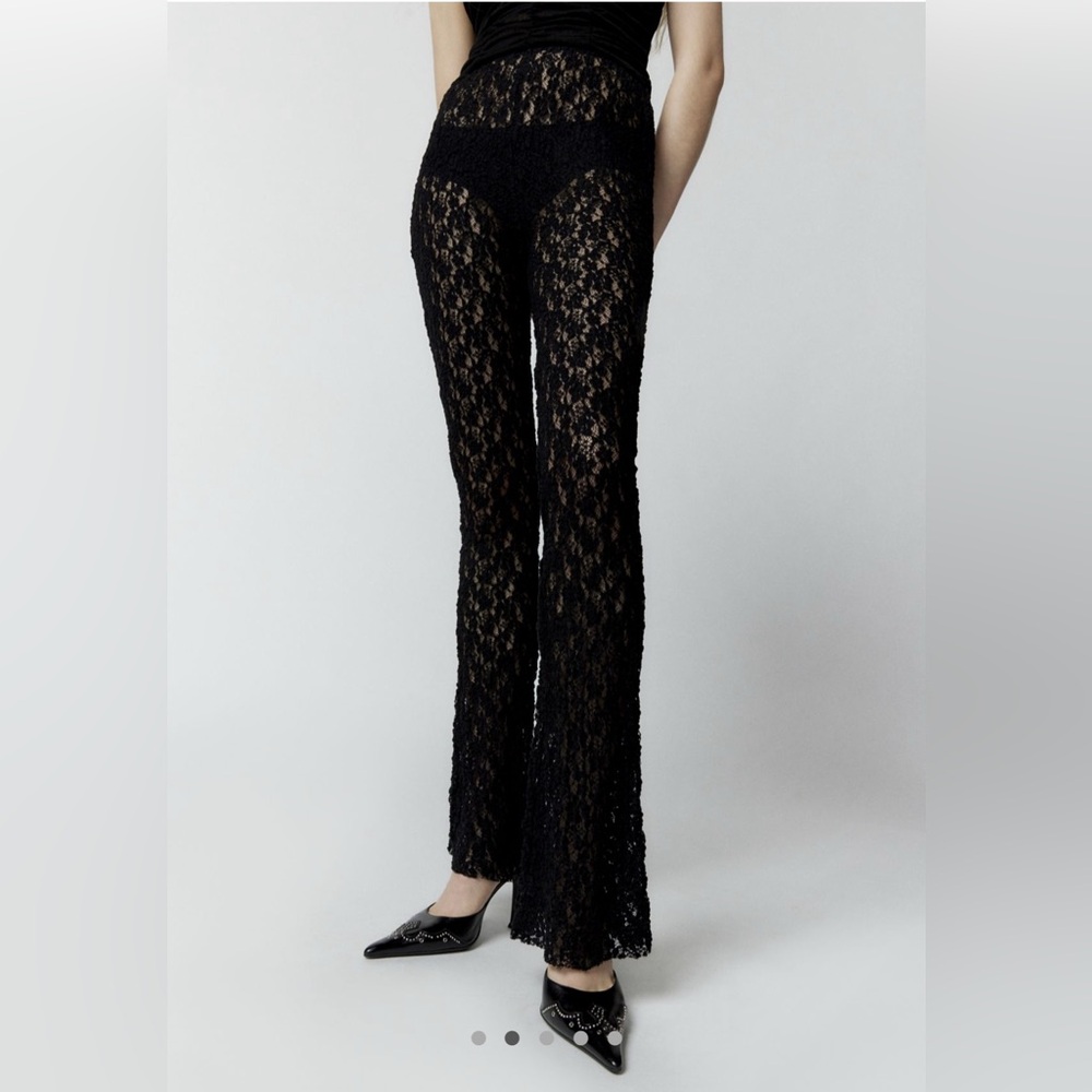 Silence + Noise Sasha Sheer Lace Pant